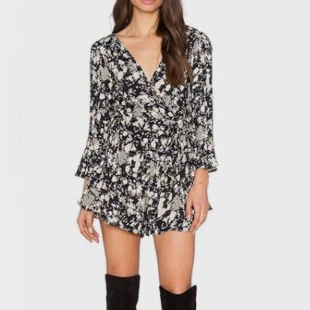 Free People 3/4 sleeve Romper | Small